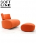 Apollo designerski fotel Softline | Design Spichlerz