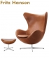 Legendarny fotel Egg marki Fritz Hansen | design Arne Jacobsen | Design Spichlerz 