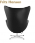 Legendarny fotel Egg marki Fritz Hansen | design Arne Jacobsen | Design Spichlerz 