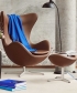 Legendarny fotel Egg marki Fritz Hansen | design Arne Jacobsen | Design Spichlerz 