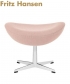 Egg skandynawski podnóżek Fritz Hansen | Design Spichlerz