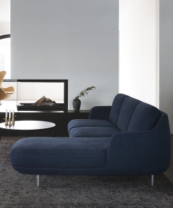 Lune 3 z szezlongiem piękna skandynawska sofa Fritz Hansen | Design Spichlerz