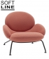 Baixa wygodny fotel Softline