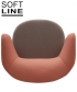 Basel designerski fotel Softline | Design Spichlerz