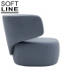 Basel designerski fotel Softline | Design Spichlerz