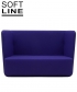 Basket designerska niska sofa Softline | Design Spichlerz	