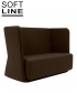 Basket designerska niska sofa Softline | Design Spichlerz	