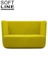 Basket designerska niska sofa Softline | Design Spichlerz	