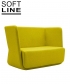 Basket designerska niska sofa Softline | Design Spichlerz	