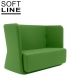 Basket designerska niska sofa Softline | Design Spichlerz	