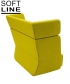 Basket designerska sofa Softline | Design Spichlerz