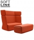 Basket designerska sofa Softline | Design Spichlerz