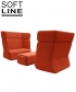Basket designerska sofa Softline | Design Spichlerz