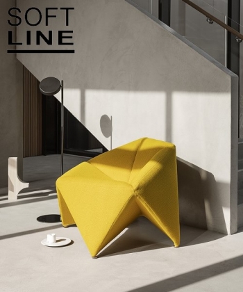Fold designerski fotel Softline | Design Spichlerz