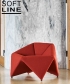 Fold designerski fotel Softline | Design Spichlerz