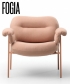 Fotel skandynawski Bollo w tkaninie od Fogia | Design Spichlerz 
