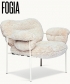 Fotel skandynawski Bollo w tkaninie od Fogia | Design Spichlerz 