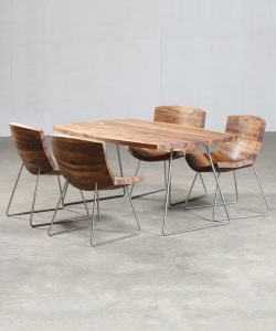 Chunk drewniane krzesło Artisan