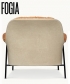 Lyra wygodny skandynawski fotel Fogia | Design Spichlerz 