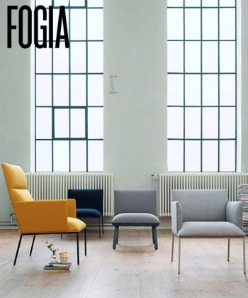 Tondo minimalistyczny fotel skandynawski Fogia | Design Spichlerz 