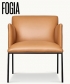 Tondo minimalistyczny fotel skandynawski Fogia | Design Spichlerz 