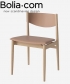 Apelle Chair tapicerowane skandynawskie krzesło Bolia | Design Spichlerz 