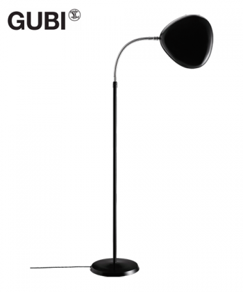 Cobra lampa podłogowa szaro-niebieska | design Greta M. Grossmann | Gubi | Design Spichlerz