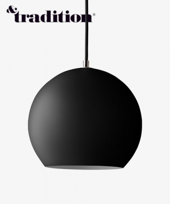 Topan VP6 granatowa skandynawska lampa wisząca | &Tradition | design Verner Panton