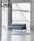 Sleep designerska sofa rozkładana Softline | Design Spichlerz