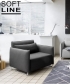 Cord designerski fotel Softline | Design Spichlerz	