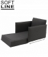 Cord designerski fotel Softline | Design Spichlerz	