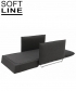 Cord designerski fotel Softline | Design Spichlerz 