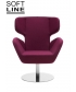 Cosy Swivel designerski fotel obrotowy Softline | Design Spichlerz