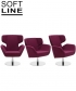 Cosy Swivel designerski fotel obrotowy Softline | Design Spichlerz