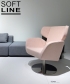 Cosy Swivel designerski fotel obrotowy Softline | Design Spichlerz
