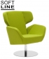 Cosy Swivel designerski fotel obrotowy Softline | Design Spichlerz
