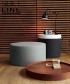 Drum designerska pufa - stolik kawowy Softline | Design Spichlerz