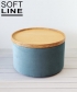 Drum designerska pufa - stolik kawowy Softline | Design Spichlerz