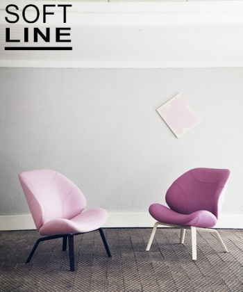 Eden designerski fotel Softline | Design Spichlerz