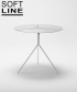 Folia designerski stolik Softline | Design Spichlerz