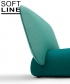 Halo designerski fotel Softline | Design Spichlerz	