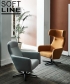 Havana Swivel fotel obrotowy | Softline | Design Spichlerz