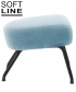 Havana designerski podnóżek Softline | Design Spichlerz