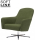 Havana Low Swivel kultowy fotel obrotowy w nowoczesnej odsłonie Softline | Design Spichlerz