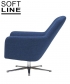 Havana Low Swivel kultowy fotel obrotowy Softline