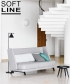 Jason sofa rozkładana inspirowana wszystkimi epokami Softline