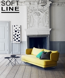 Sofa rozkładana z funkcją spania Jasper | Softline | design busk+hertzog | Design Spichlerz