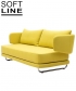 Sofa rozkładana z funkcją spania Jasper | Softline | design busk+hertzog | Design Spichlerz