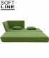 Lounge designerska leżanka rozkładana Softline | Design Spichlerz