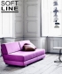 Lounge designerska sofa 3 rozkładana Softline | Design Spichlerz